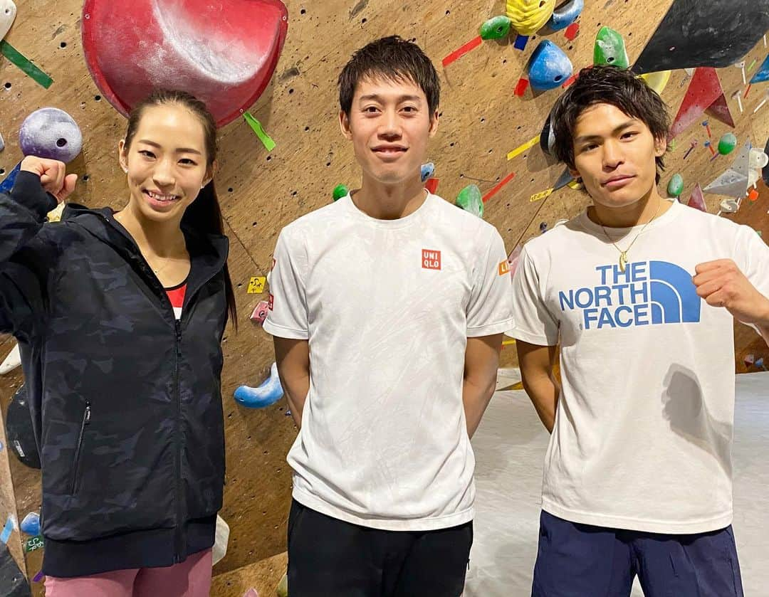 楢崎智亜さんのインスタグラム写真 - (楢崎智亜Instagram)「Climb with @keinishikori 🎾 I enjoyed spending time with you guys!!! I'd like to see you again sometime. Thank you.😎🙏🏻 ———————————— @au_official @thenorthfacejp #アイディホーム @air_sleeptechnology @unparallelup @frictionrlabs」1月24日 14時52分 - tomoa_narasaki