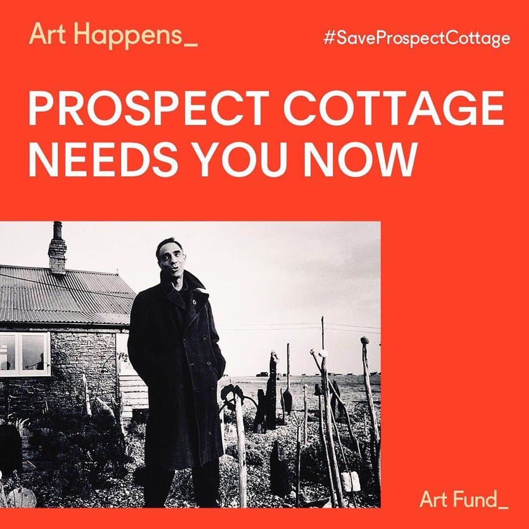 UPLINK film distributionさんのインスタグラム写真 - (UPLINK film distributionInstagram)「#Repost @artfund ・・・ PROSPECT COTTAGE NEEDS YOU NOW.  On the windswept shore of Dungeness, visionary British filmmaker, artist and activist Derek Jarman transformed a Victorian fisherman’s hut into a sanctuary of art and imagination.  Prospect Cottage and its iconic garden stand testament to his defiant spirt and have the potential to inspire artists and visitors long into the future.  But they are at risk. Help us raise £3.5 million to #SaveProspectCottage and secure its future as a centre of creative activity - for EVERYONE.  As a thank you for your donation, you can choose from a range of rewards created by leading artists and supporters of the campaign.  Just click the link in the bio to find out more and to get your rewards. Plus check out our story for more!  To make this happen, Prospect Cottage needs you.  Join the campaign to protect Derek Jarman’s legacy.  #Dungeness #DerekJarman #ProspectCottage」1月24日 15時05分 - uplink_film