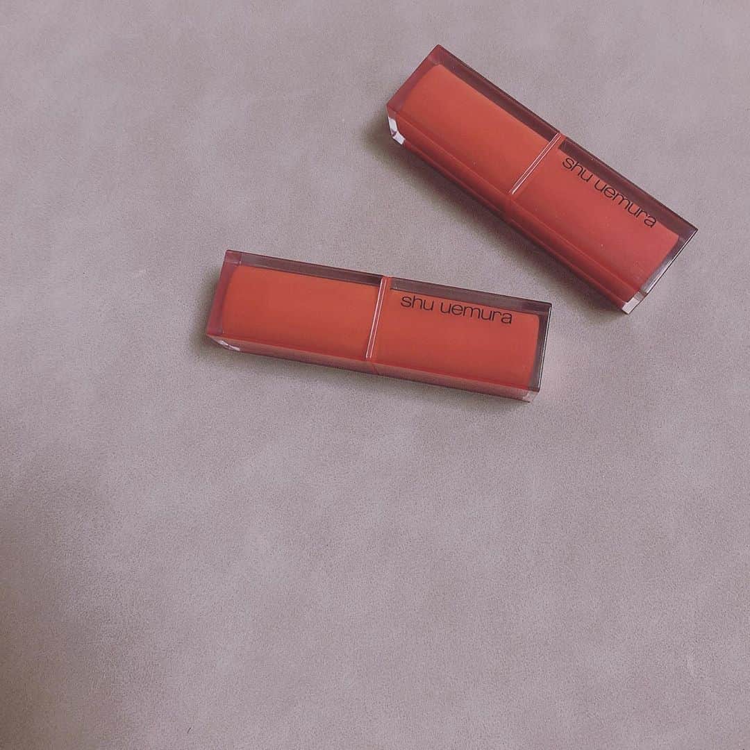 のインスタグラム：「* おリップさん　最近 @shuuemura ばっか💋💋 * * #lip #lipstick #red #shuuemura  #beauty #make #love #💋」