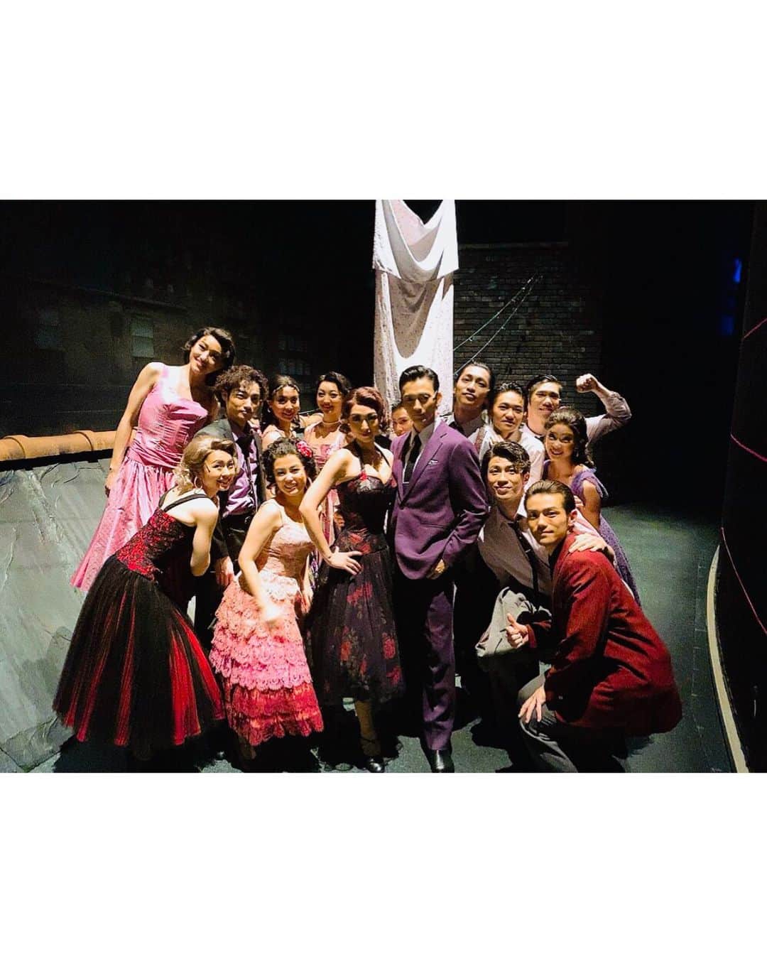 矢吹世奈のインスタグラム：「Sharks🦈🖤 #wss#westsidestory#sharks」