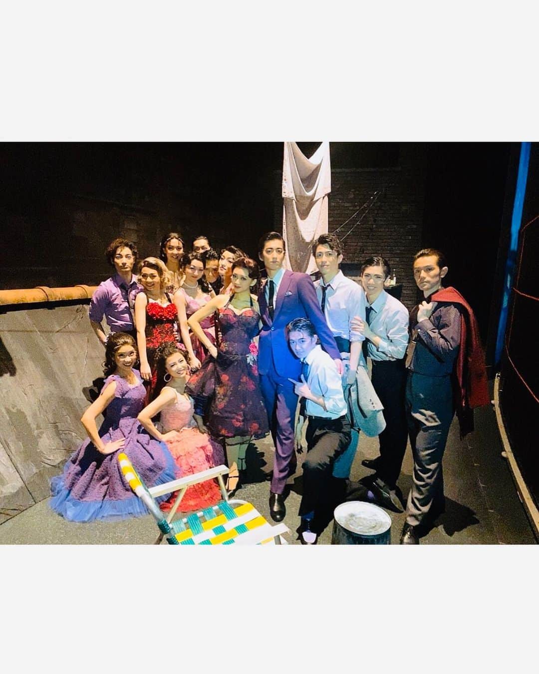 矢吹世奈のインスタグラム：「Sharks🦈💜 #wss#westsidestory#sharks」