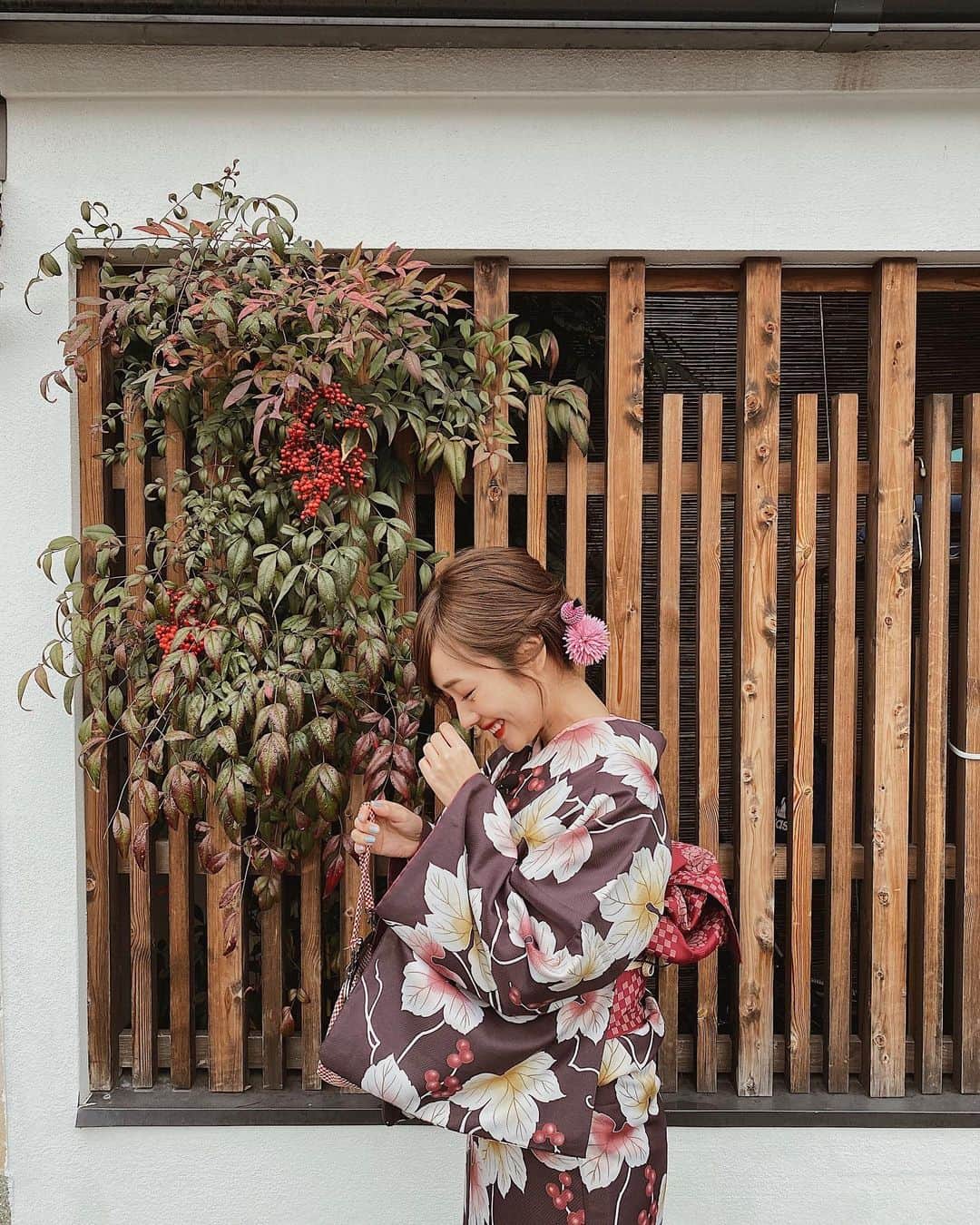 前田希美（まえのん）さんのインスタグラム写真 - (前田希美（まえのん）Instagram)「はんなり。🍇 #京都 #kyoto #着物」1月24日 19時20分 - maeda_nozomi