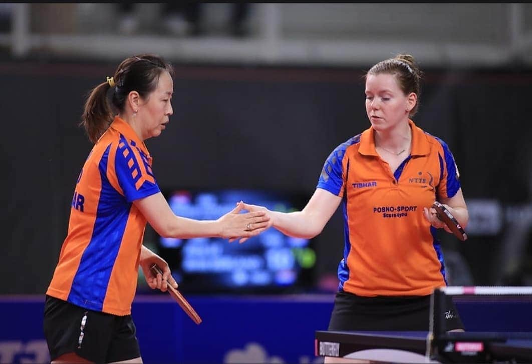 ブリット・エールラントさんのインスタグラム写真 - (ブリット・エールラントInstagram)「Yesterday we went all in Despite the fight, we lost  Today it hurts  But tomorrow we will be back again!  #teamNL #okt #rise2tokyo」1月24日 19時30分 - britteerland