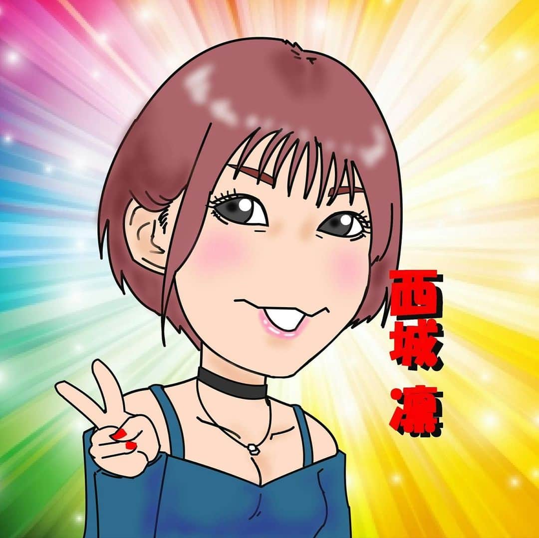 西城凛さんのインスタグラム写真 - (西城凛Instagram)「可愛いいいいい( ◜௰◝ )💓 . #西城凛 #麻雀 #女流雀士 #女流プロ #似顔絵 #嬉しいすぎる #ありがとう❤️」1月24日 22時29分 - rinsaijo