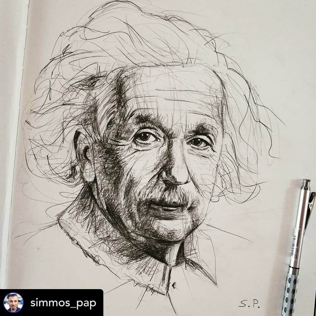 アルベルト・アインシュタインさんのインスタグラム写真 - (アルベルト・アインシュタインInstagram)「Fan art Friday! Posted @withregram • @simmos_pap Pencil sketch / A3 paper ° ° ° ° #photooftheday #happy #me #cute #tbt #picoftheday #greekartist #sketch #portrait #art #love #artlovers #instagood #instamood #instalike #instagram #like4likes #portrait #artexhibition #charcoal #pencildrawing #artist #pencil #actor #movies #video #happiness #scribbleart #newyork #einstein #alberteinstein」1月24日 22時47分 - alberteinstein