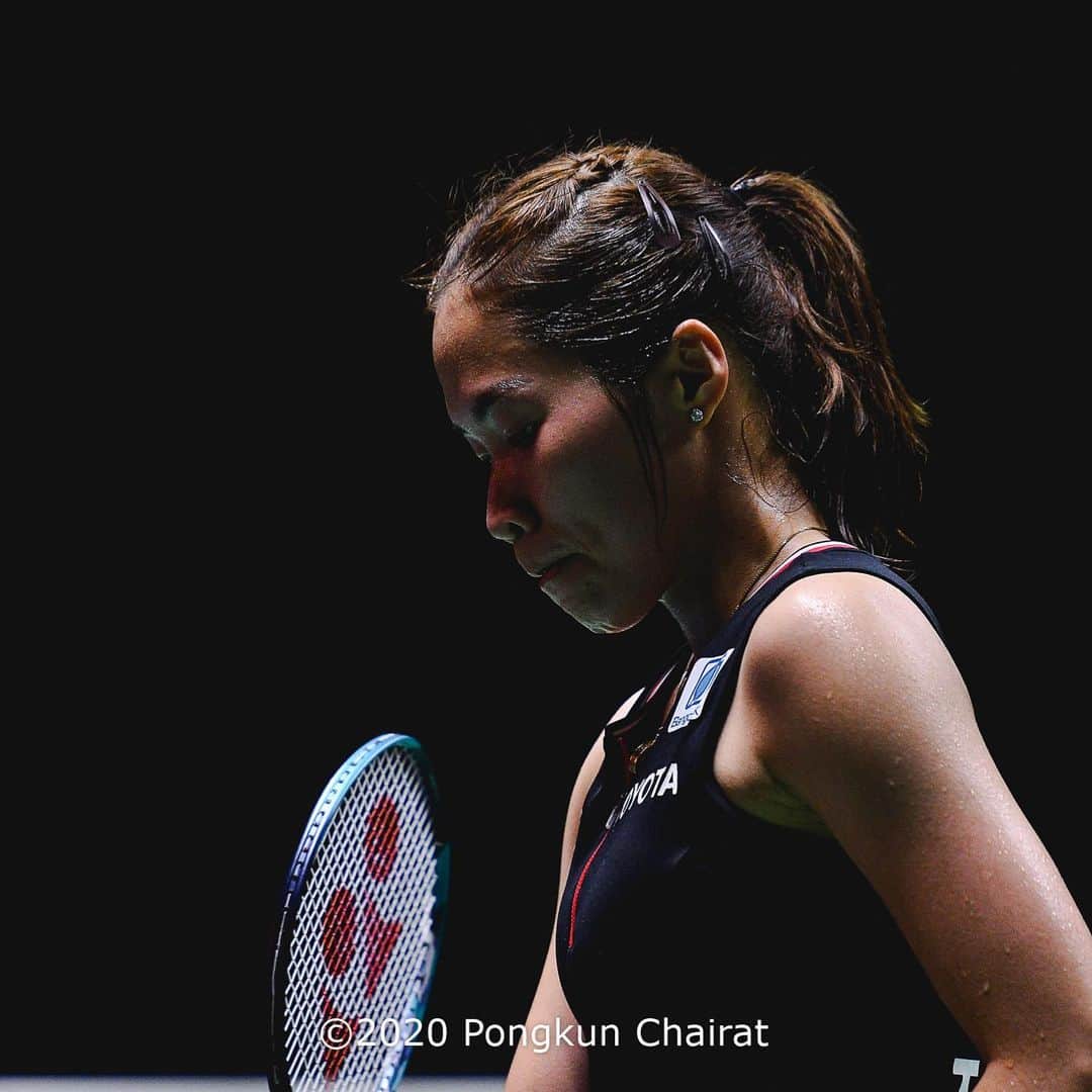 ラチャノック・インタノンのインスタグラム：「🖤 #thailandmastersuper300  #thailandmaster2020 . . Thank you so much for amazing supporters 🇹🇭」