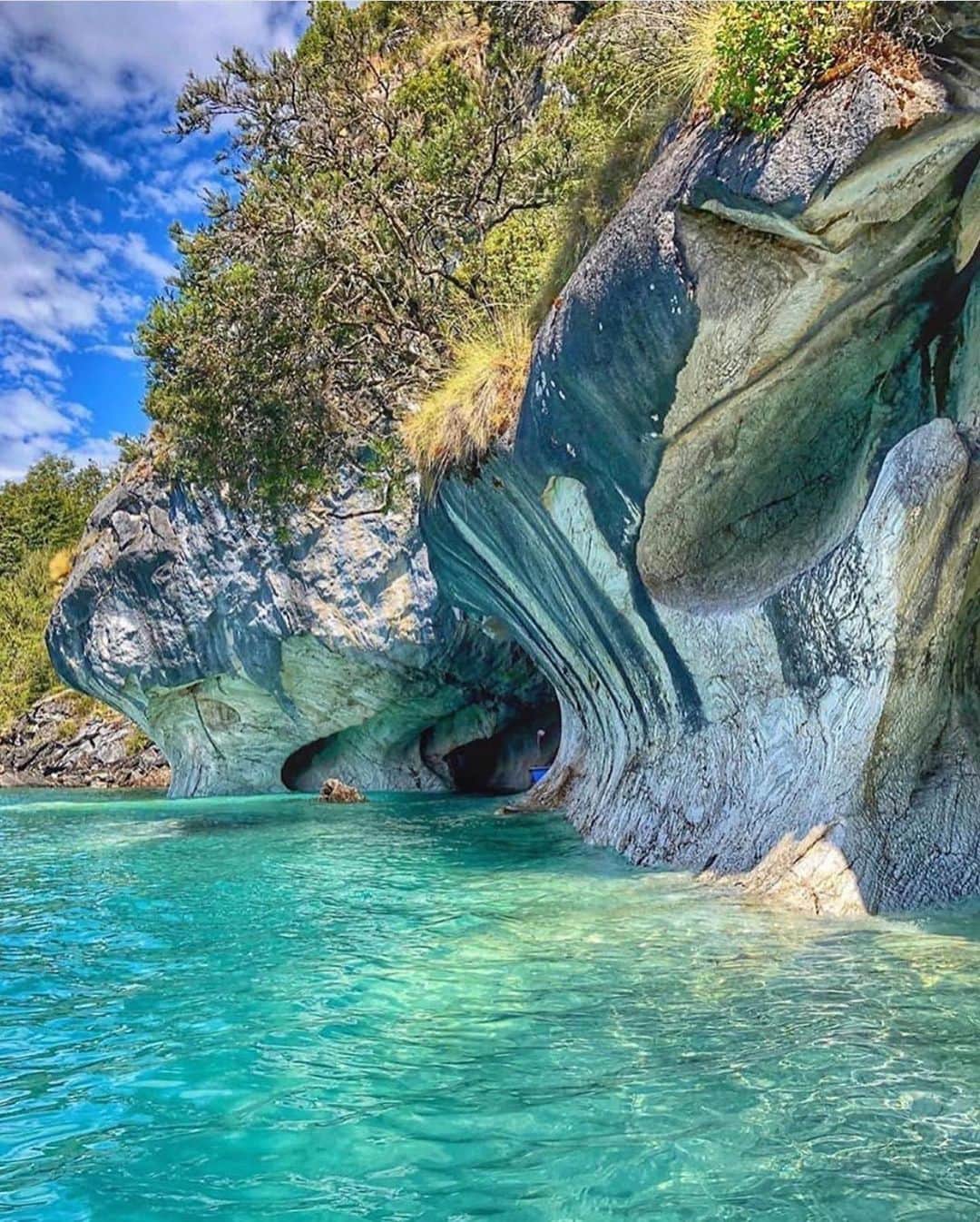 Wonderful Placesさんのインスタグラム写真 - (Wonderful PlacesInstagram)「Marble Cave - Chile ✨😍😍😍✨ . Pictures by ✨✨@tillotoro✨✨ #wonderful_places for a feature ❤️」1月25日 0時39分 - wonderful_places