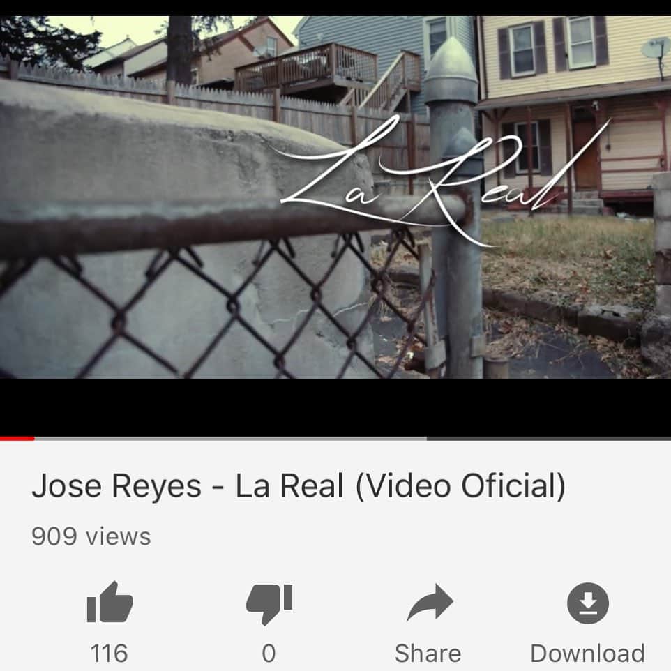 ホセ・レイエスのインスタグラム：「En la calle ya.....#LaReal espero que le guste.......... 🎥 @admediafilms 💎♨️🇩🇴 (. (Link in bio)」