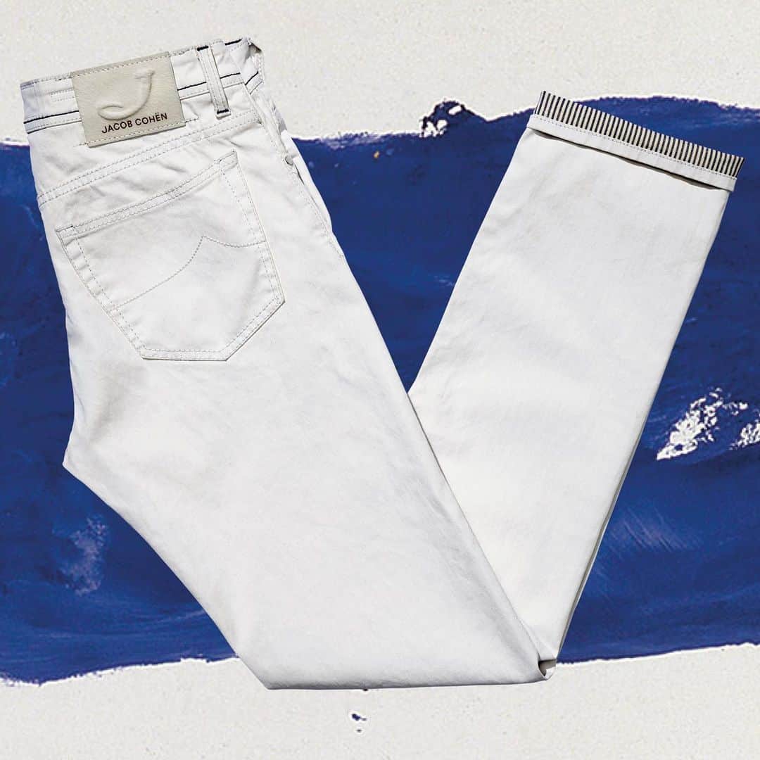 Jacob Cohenのインスタグラム：「Back to basics  S/S 20 Man Collection  Made in Italy  #JacobCohen #JacobCohenJeans」