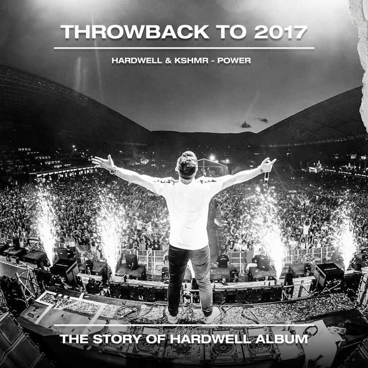 ハードウェルのインスタグラム：「THIS IS POWER ⚡️ My collab with @kshmr became a big anthem, which we're very proud of! "Power" will be available on "The Story Of Hardwell" album, out on January 31!」
