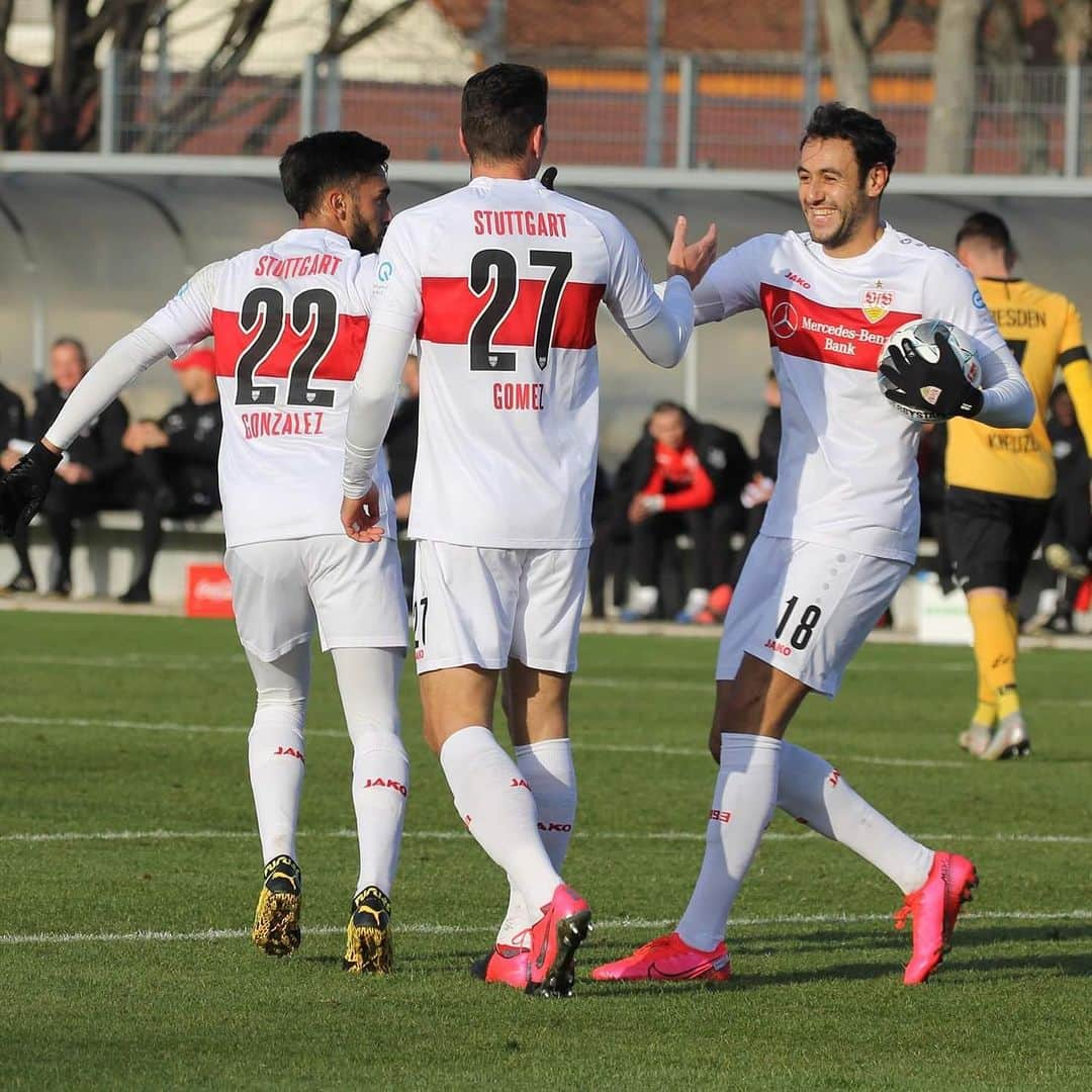 VfBシュトゥットガルトさんのインスタグラム写真 - (VfBシュトゥットガルトInstagram)「Gelungene Generalprobe gegen die SG Dynamo Dresden dank der Tore von @mario (66‘), @h.alghaddioui (79‘) und @lilian.egloff (90‘) • #VfB #VfBSGD 3:1 #VfBStuttgart #Testspiel #Generalprobe #Vorbereitung ✔️🔜 #Heimspiel #VfBFCH」1月25日 1時33分 - vfb