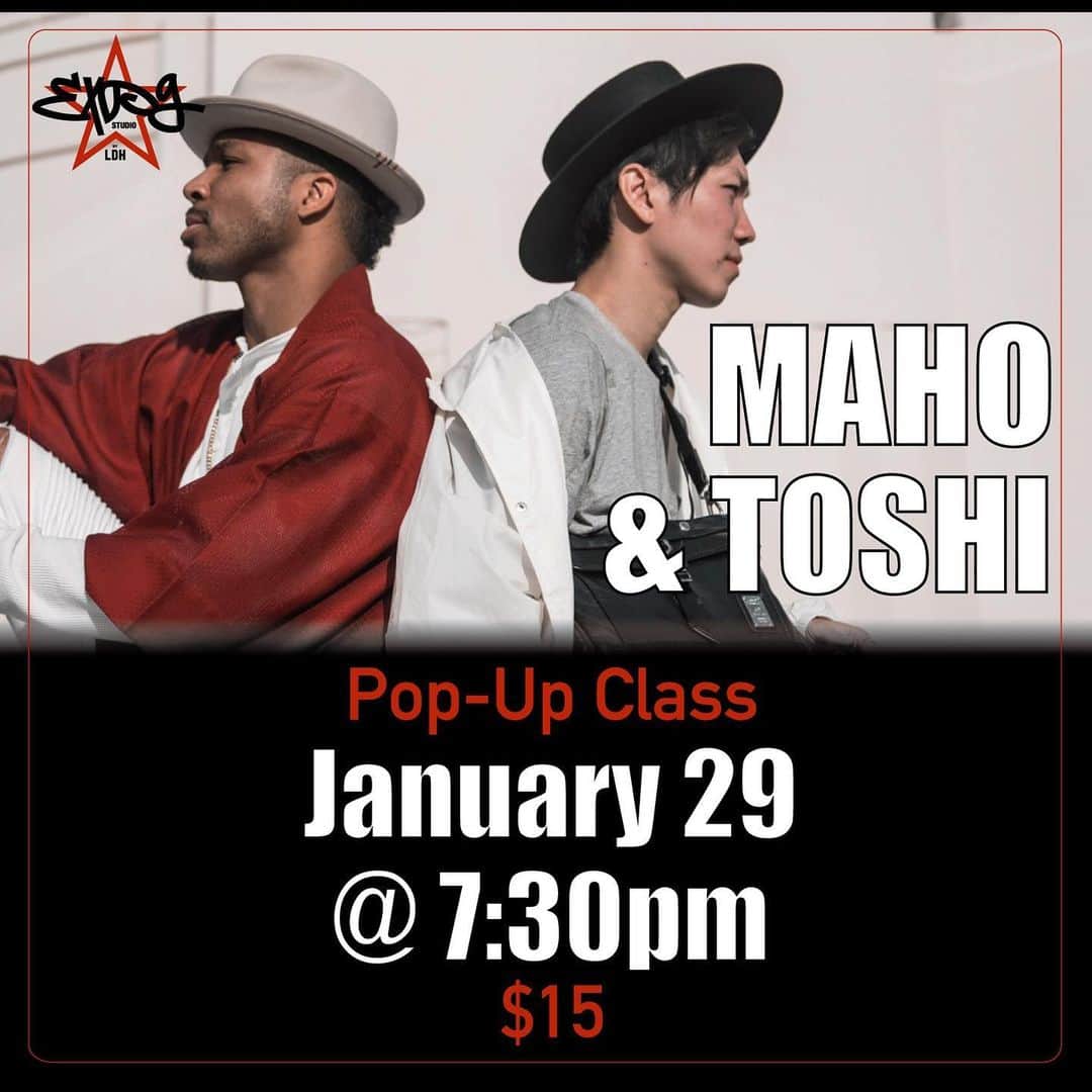 有働真帆さんのインスタグラム写真 - (有働真帆Instagram)「MAHO X TOSHI we’ll do another collabo class on 29th(Wed) 🕺🏻🕺🏾🎶@expg_studio_la 🌴」1月25日 2時25分 - maho_udo