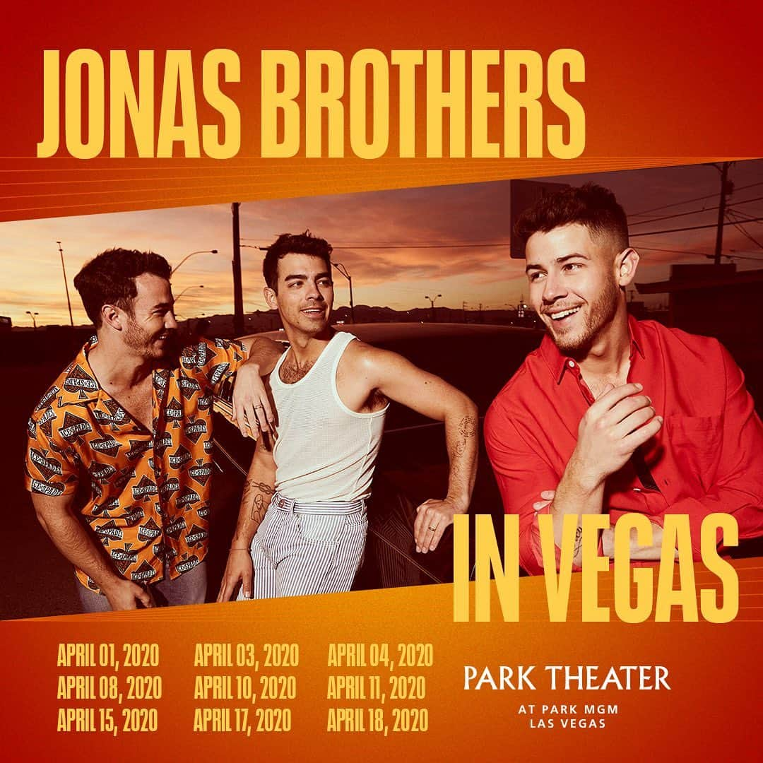 ニック・ジョナスさんのインスタグラム写真 - (ニック・ジョナスInstagram)「Can’t wait to bring our show to Vegas! Who’s coming??」1月25日 4時27分 - nickjonas