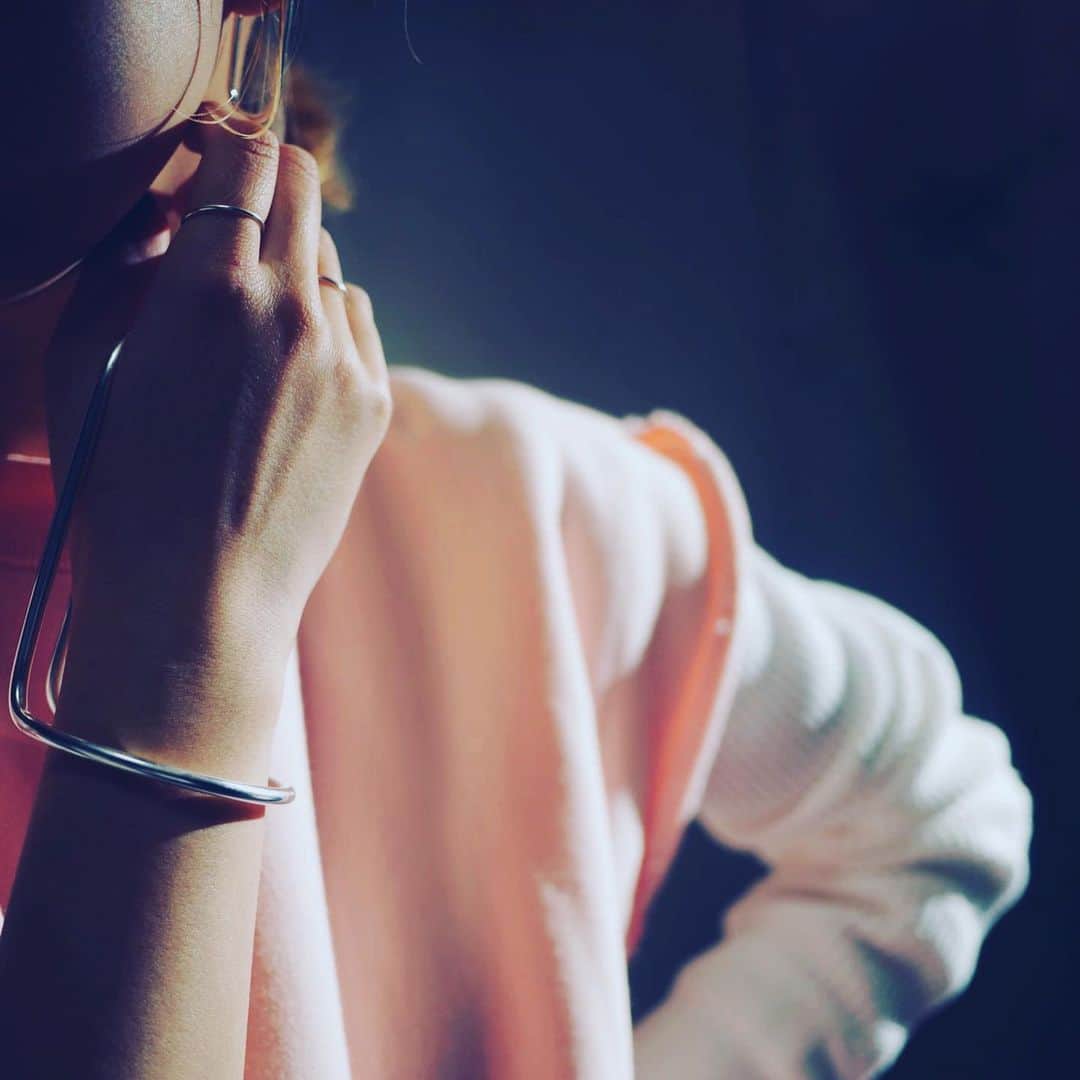 鑑田幸代のインスタグラム：「HYKE💘 #pink #grey #springsummer  #hyke  #juqui名古屋 #juqui金沢」