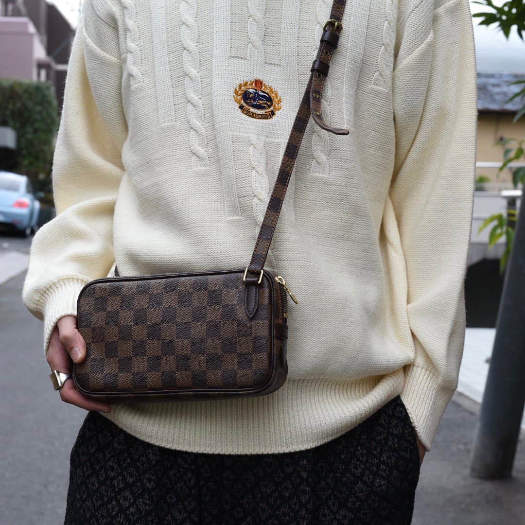 Vintage Brand Boutique AMOREさんのインスタグラム写真 - (Vintage Brand Boutique AMOREInstagram)「-SOLD OUT- Louis Vuitton #Damier Marly Bandouliere from 2005. #AMOREvintage #amoregentleman」1月25日 15時56分 - amore_tokyo