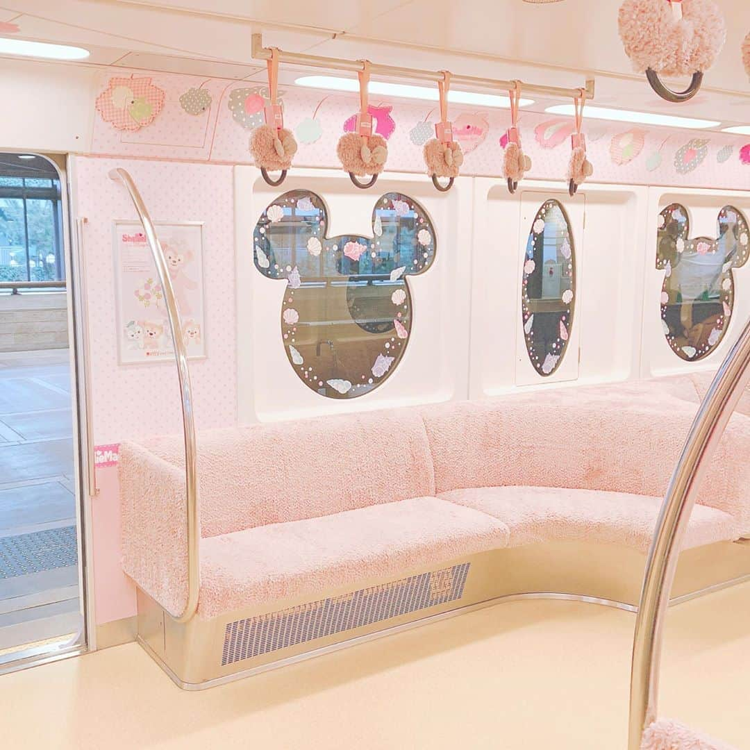 中井りかさんのインスタグラム写真 - (中井りかInstagram)「メイちゃんの車両に乗れたよ💭💭💗 #tds #disneysea #ディズニーシー　#ダッフィーのハートウォーミングデイズ  #リゾラ」1月25日 15時57分 - rika___n24x