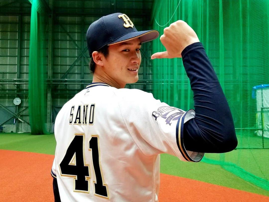 オリックス・バファローズさんのインスタグラム写真 - (オリックス・バファローズInstagram)「#佐野皓大 #新背番号 #41 #似合ってますか？ #ビジュアル撮影 #舞洲 #Bs2020 #buffaloes #baseball #ORIX #プロ野球」1月25日 15時51分 - orix_buffaloes