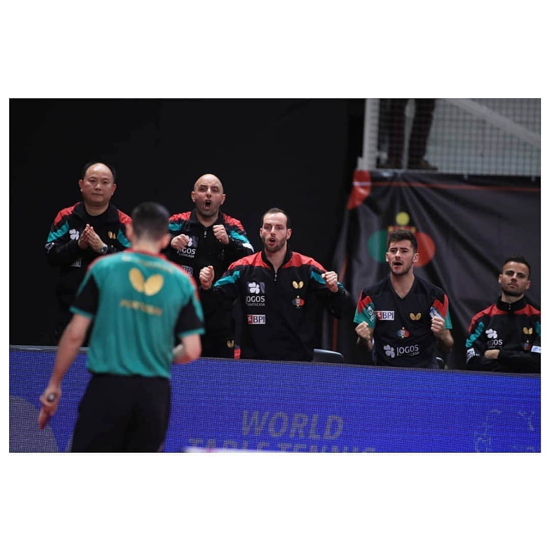 マルコス・フレイタスのインスタグラム：「Estamos qualificados para os Jogos Olímpicos de Tóquio!!! Parabéns a esta grande equipa e obrigado a todas as pessoas que nos apoiaram!!! / We are qualified to the Olympic Games in Tokio!!! Congratulations to our team and thank you to all who supported us!! @ittfworld  @ettu_official  @butterflyttofficial」
