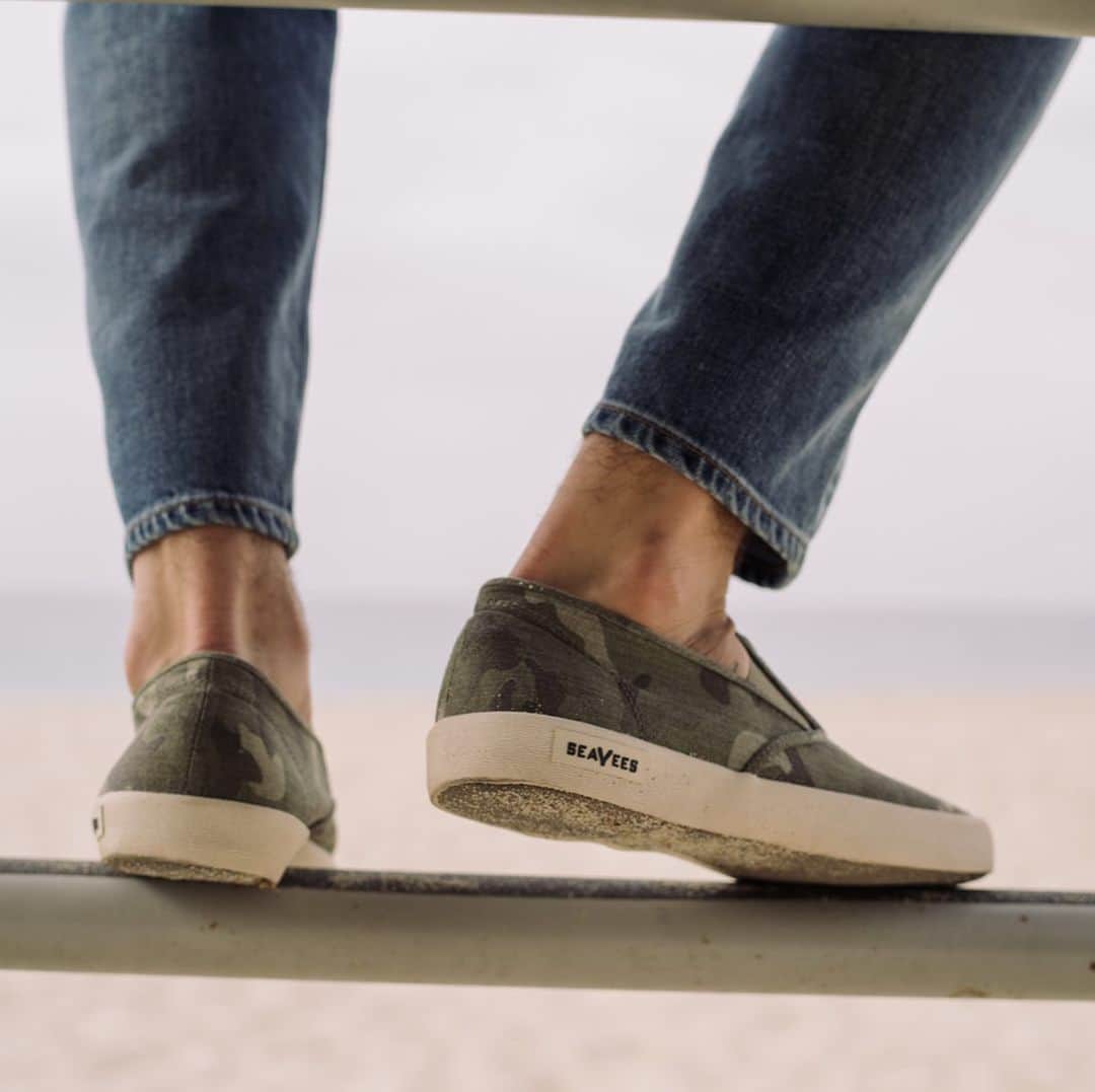 シービーズのインスタグラム：「💥The Baja Slip On Saltwash is back, but not for long. This style sold out fast the last time around - see our story for more.」