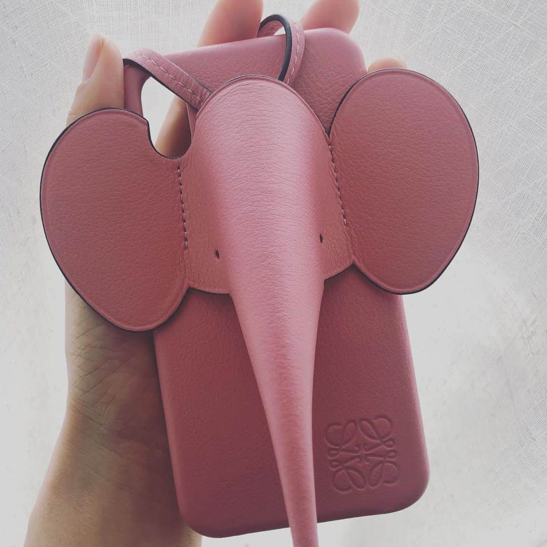 阿部洋子さんのインスタグラム写真 - (阿部洋子Instagram)「🐘 #new ! #iPhone #case  #caseiphone  #pink  #elephant #2020ss」1月25日 12時04分 - hirocoring