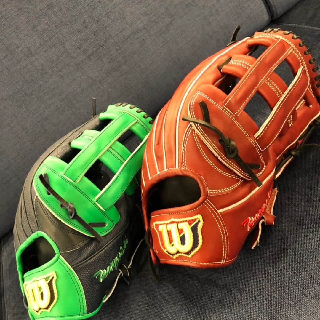 上田剛史さんのインスタグラム写真 - (上田剛史Instagram)「It is my glove that will be active this year! #ウィルソン」1月25日 12時14分 - tsuyoshi50