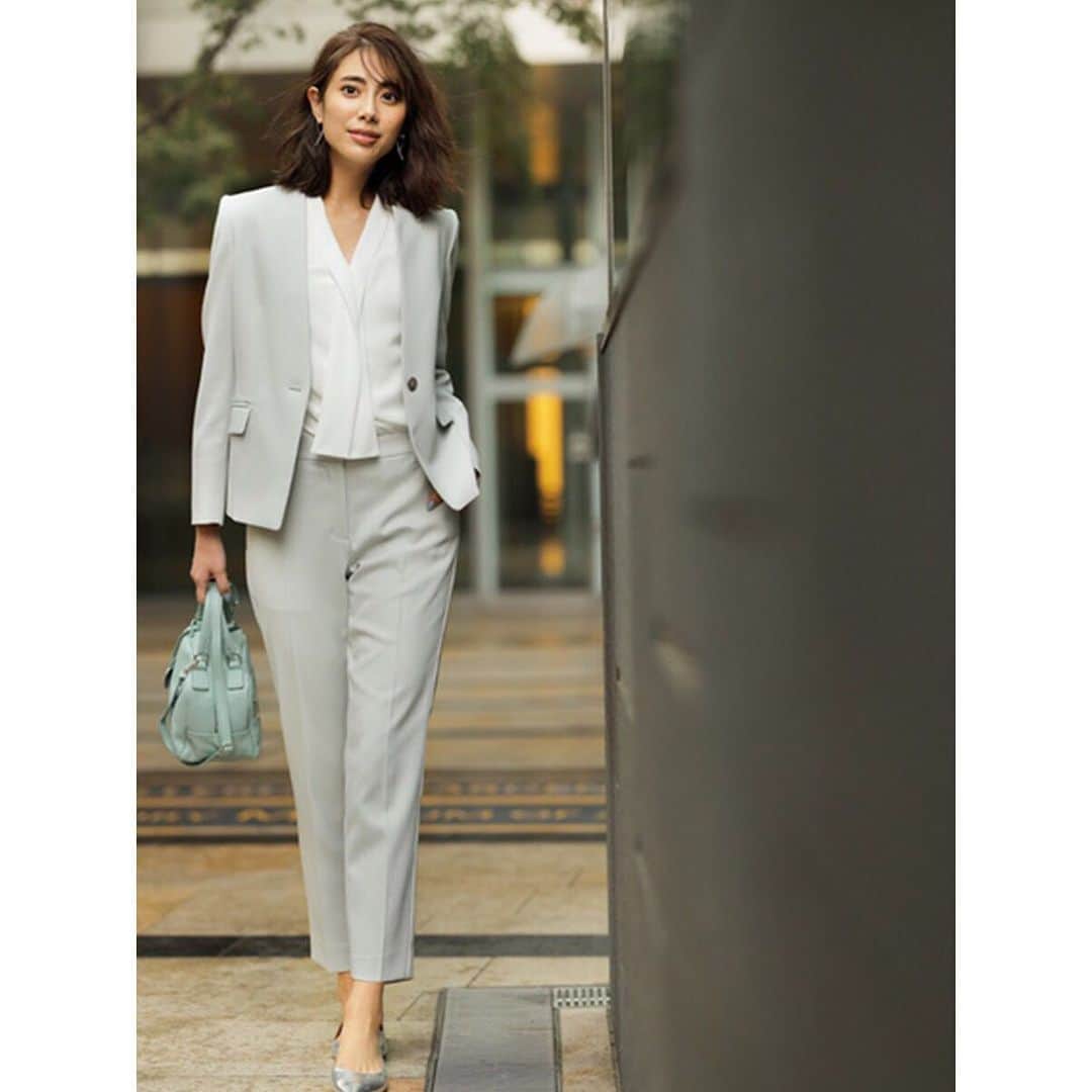 【美品！】プラステ◼︎PLSTスラブストレッチパンツスーツ セットアップMサイズ PLST(プラステ)公式 | スーツ(レディース)