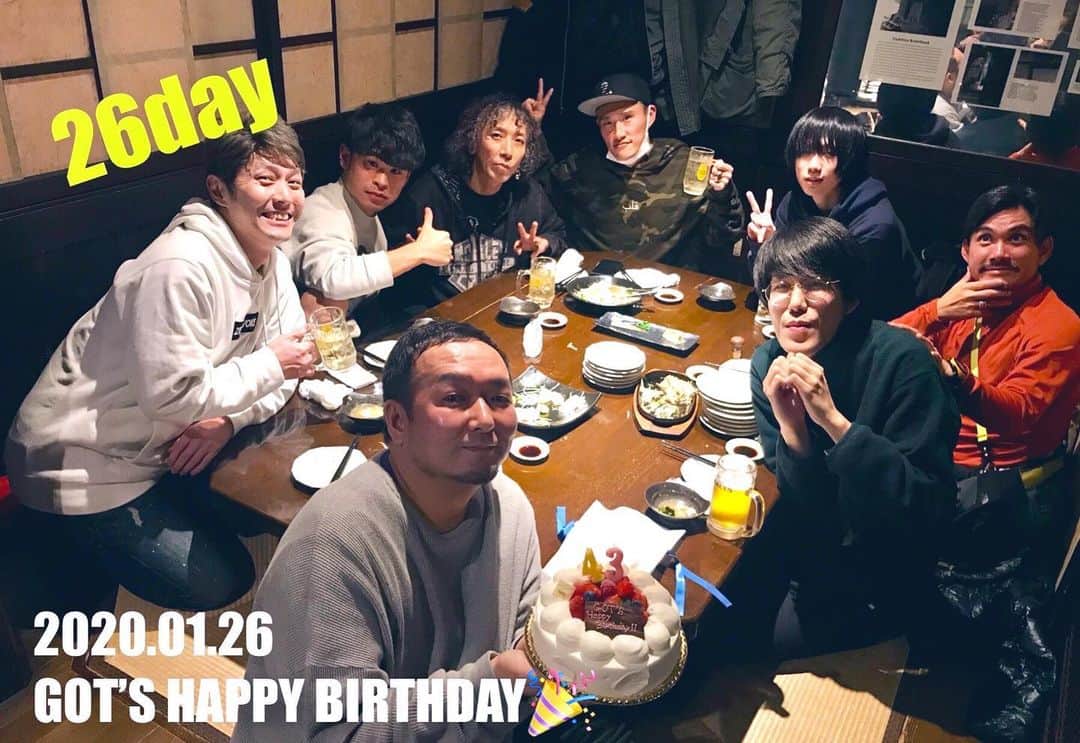 FLOWさんのインスタグラム写真 - (FLOWInstagram)「‪2020.01.26‬ 26day of January ‼️ ‪GOT’S HAPPY BIRTHDAY🎉‬ ‪Have a great day...✨ ‪#HBD #GOTS生誕祭 #FLOW #HAPPYBIRRHDAY #今日は26day ‬#26day」1月26日 0時16分 - flow_official_japan