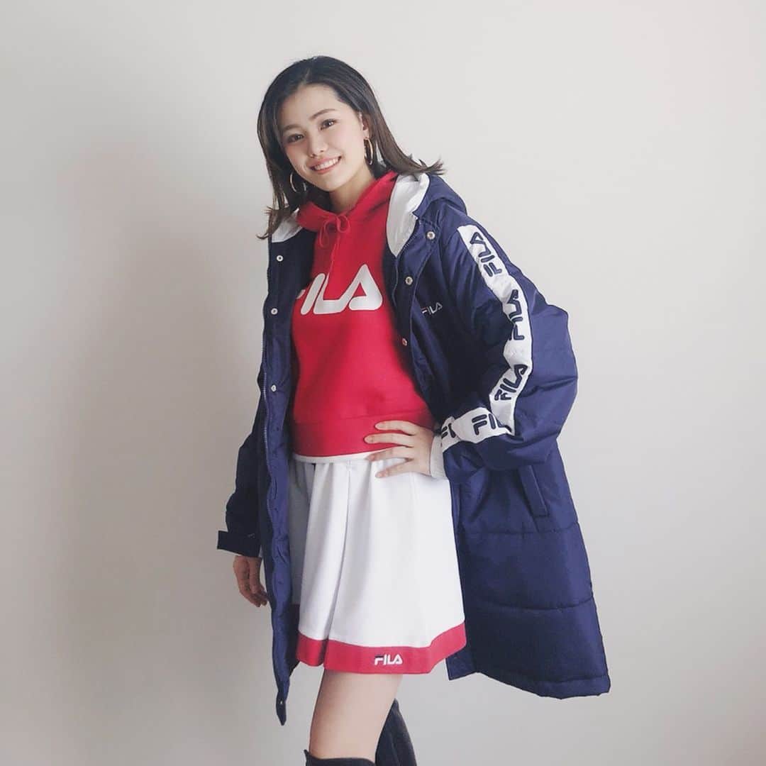Tomokaさんのインスタグラム写真 - (TomokaInstagram)「. 赤、紺、白の色合いが好き❤️ FILA is my favorite brand. . . #ootd #fila #filakorea #방탄소년단 #bts #btsarmy #fashion」1月26日 0時20分 - tomo.tomo0206