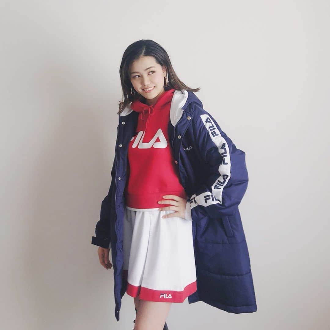 Tomokaさんのインスタグラム写真 - (TomokaInstagram)「. 赤、紺、白の色合いが好き❤️ FILA is my favorite brand. . . #ootd #fila #filakorea #방탄소년단 #bts #btsarmy #fashion」1月26日 0時20分 - tomo.tomo0206