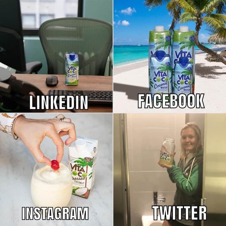Vita Coco Coconut Waterのインスタグラム：「More of a Twitter brand ourselves.」