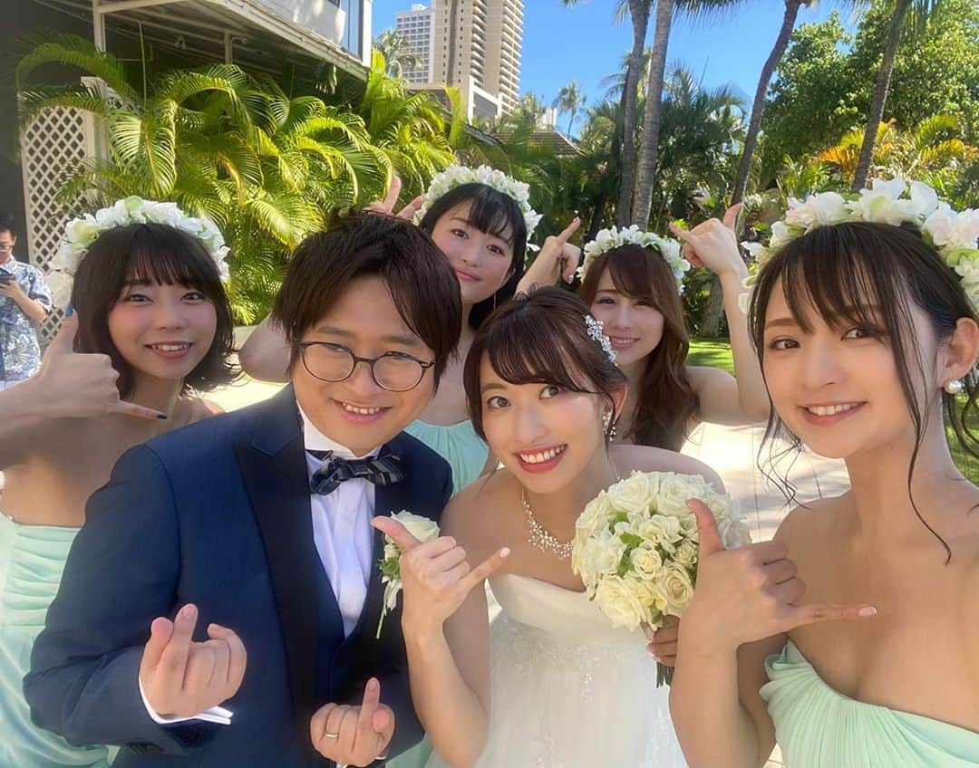 鈴木咲さんのインスタグラム写真 - (鈴木咲Instagram)「もっちーとふ〜どさんの結婚式でした、二人とも凄く素敵だった😭」1月25日 18時05分 - sakisuzuki1103