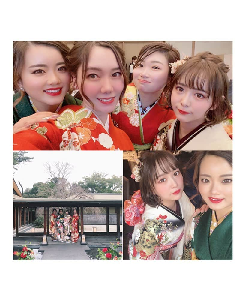 平松可奈子さんのインスタグラム写真 - (平松可奈子Instagram)「地元のいつメンの…💓 結婚式でした👰🤵 . 地元メンバーは 中学からずっと一緒で 5人で沢山笑ったり泣いたり 騒いだり…笑 思い出いっぱいで😭✨ 今までの色んな出来事を 共有してきたからこそ あぁ、運命の人をみつけて 幸せになれたんだなって思うと 涙止まらなかったです😭✨ 色んな出来事が フラッシュバックしました。 本当に綺麗で、幸せで 素敵な結婚式でした🥰 . 余興は1人ノリノリで やらせて頂きましたよ😌🤣🙏 . みんなで着物で👘 . 心から結婚おめでとう！！ 幸せな家庭を築いてね💕 . #結婚式　#花嫁 #happywedding  #着物」1月25日 18時58分 - 11kanaco14