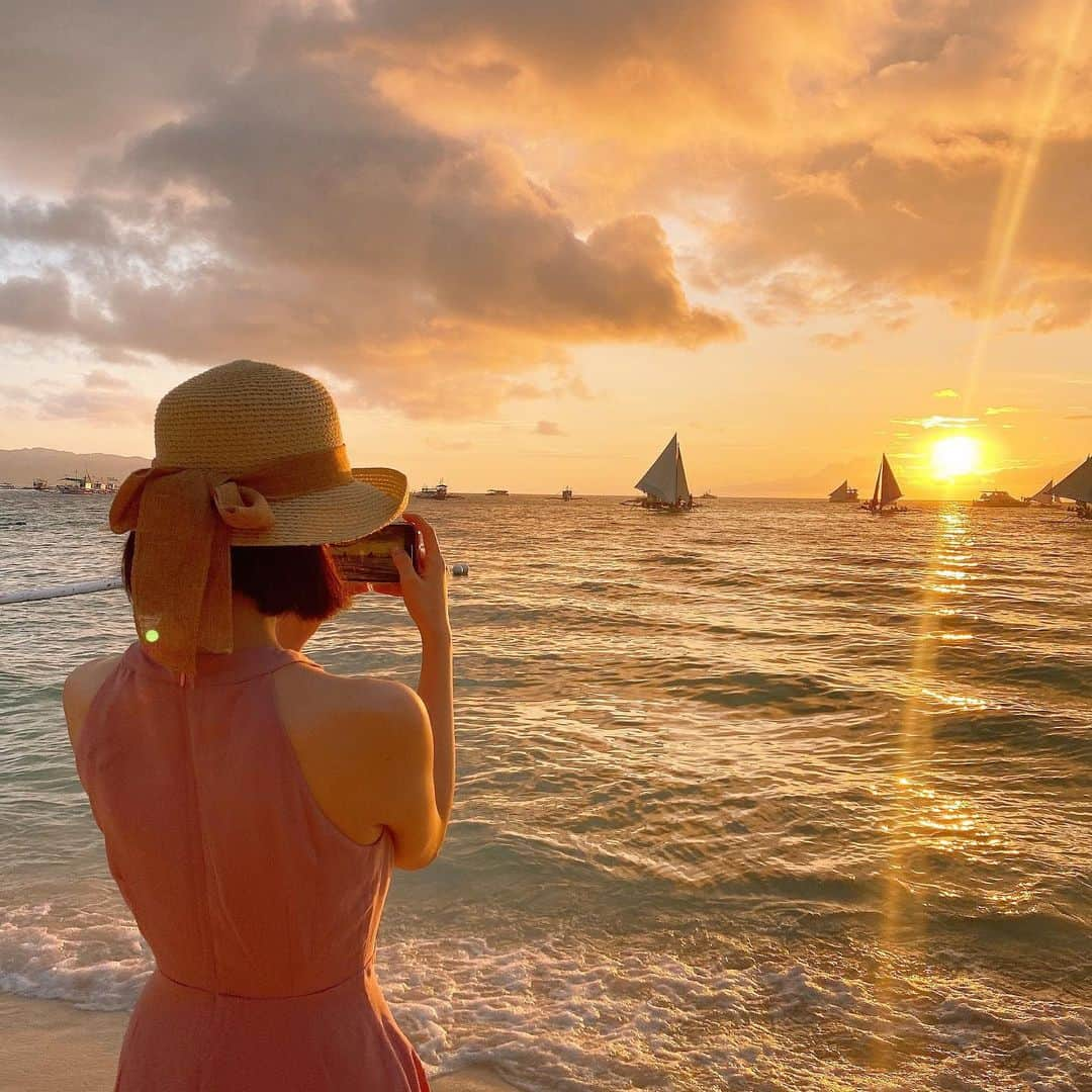 ガヨン さんのインスタグラム写真 - (ガヨン Instagram)「🌊⛵️🐚👒🌅💕」1月25日 19時17分 - gy._.1202