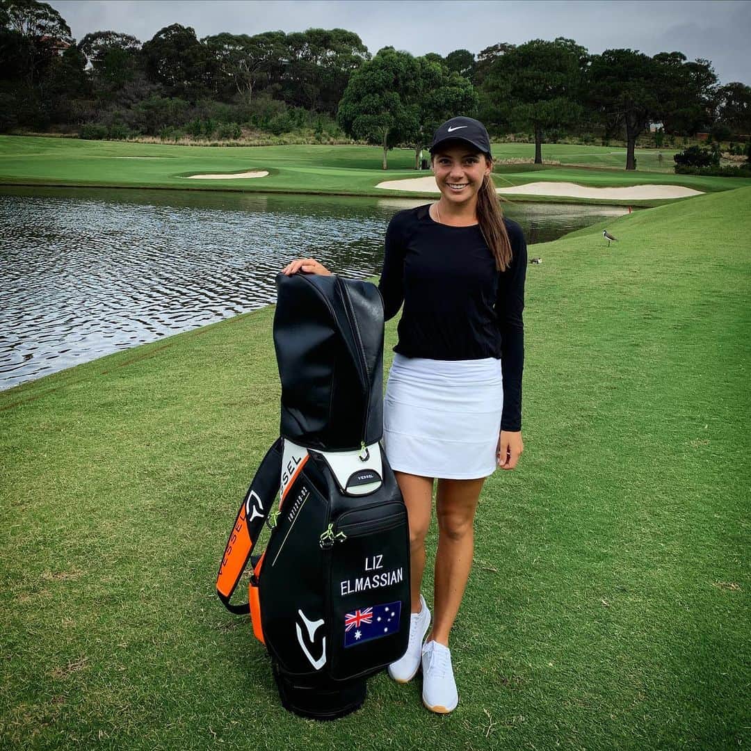Liz Elmassianのインスタグラム：「I’m very excited to announce my 2020 Ambassador partnership with Vessel Golf Australia.  Vessel brings a new level of sophisticated style and luxury, on and off the golf course.  The new 2020 Prime Staff bag is absolutely amazing and I can’t  wait to use it this year!! Head over to @vesselgolfaustralia to view  their incredible range and discover how “Vessel” will take your golf to a whole new level .  @vesselgolfaustralia @vesselgolf」