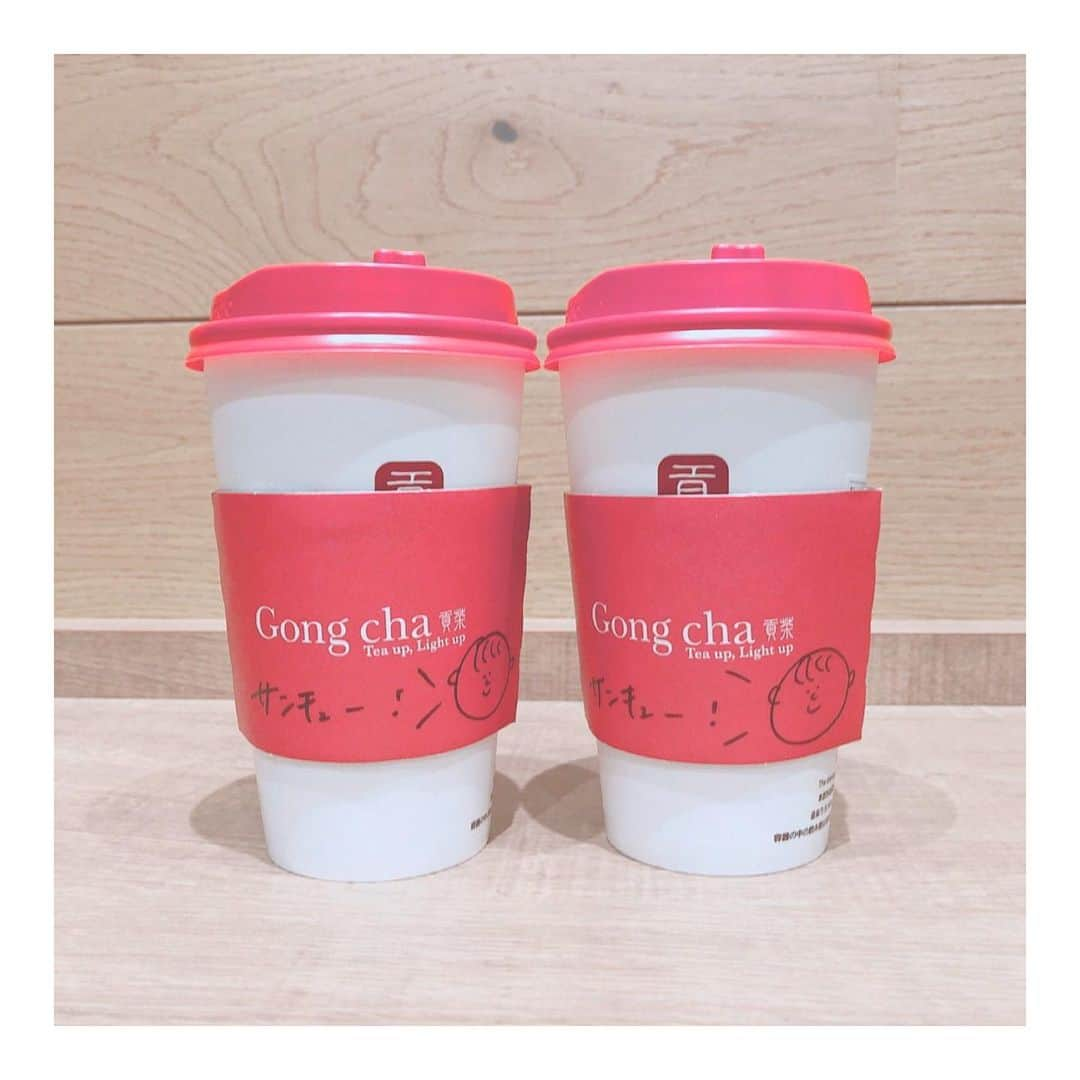 竹内彩姫さんのインスタグラム写真 - (竹内彩姫Instagram)「． ． サンキュー☺︎． ． #gongcha #ホットタピオカ」1月25日 20時41分 - takeuchisaki_1124