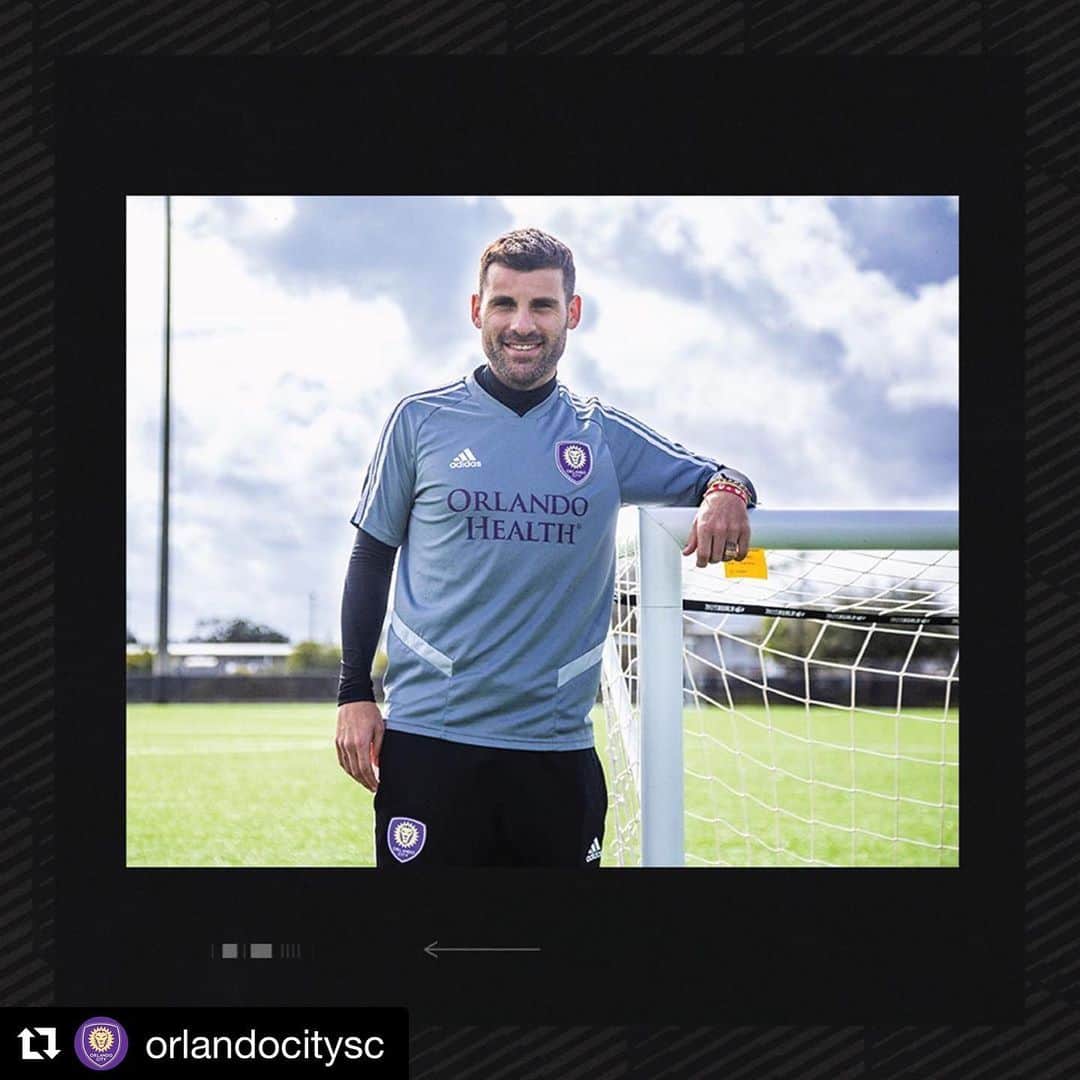 アントニオ・ノチェリーノのインスタグラム：「#Repost @orlandocitysc with @get_repost ・・・ Ben tornato, Antonio! The Orlando City Development Academy adds former Lion @antonocerino to coaching staff. Link in bio for details. #VamosOrlando」