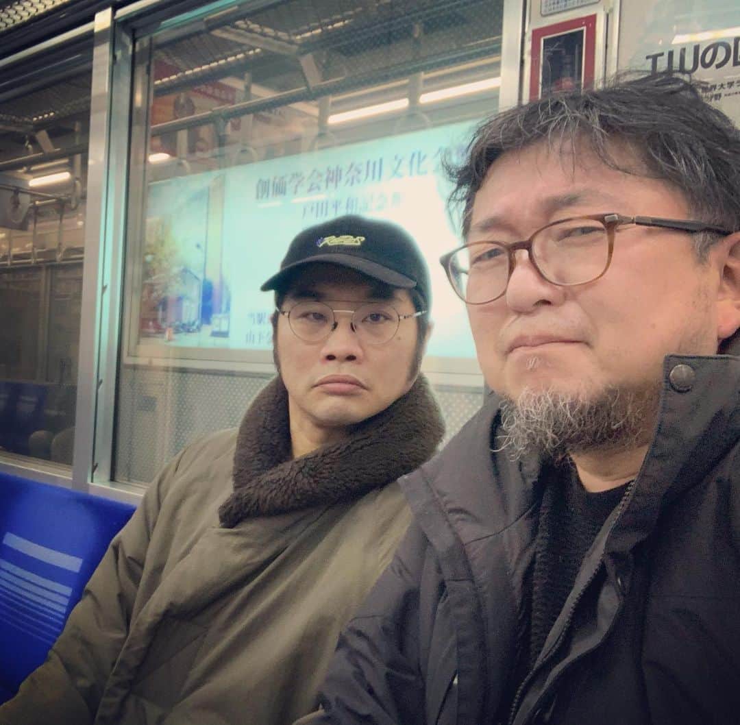 松尾諭のインスタグラム：「樋口真嗣監督ご来店！ #アルトゥロウイの興隆」