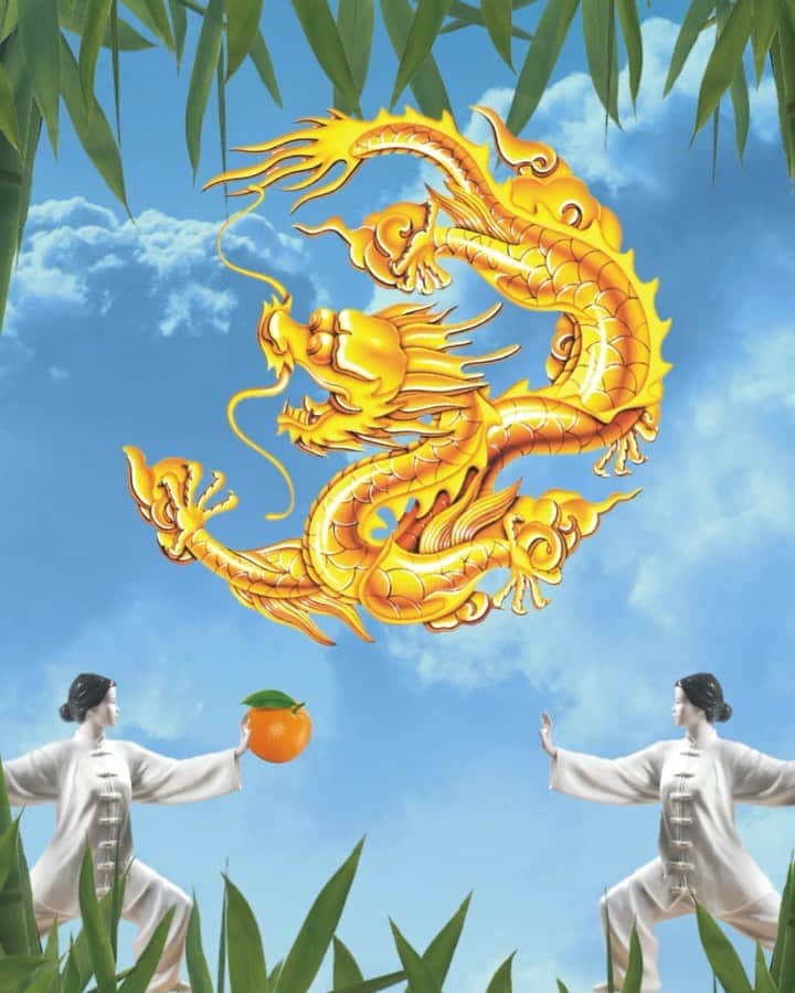 のインスタグラム：「Happy Lunar New Year, pass it on 🍊」
