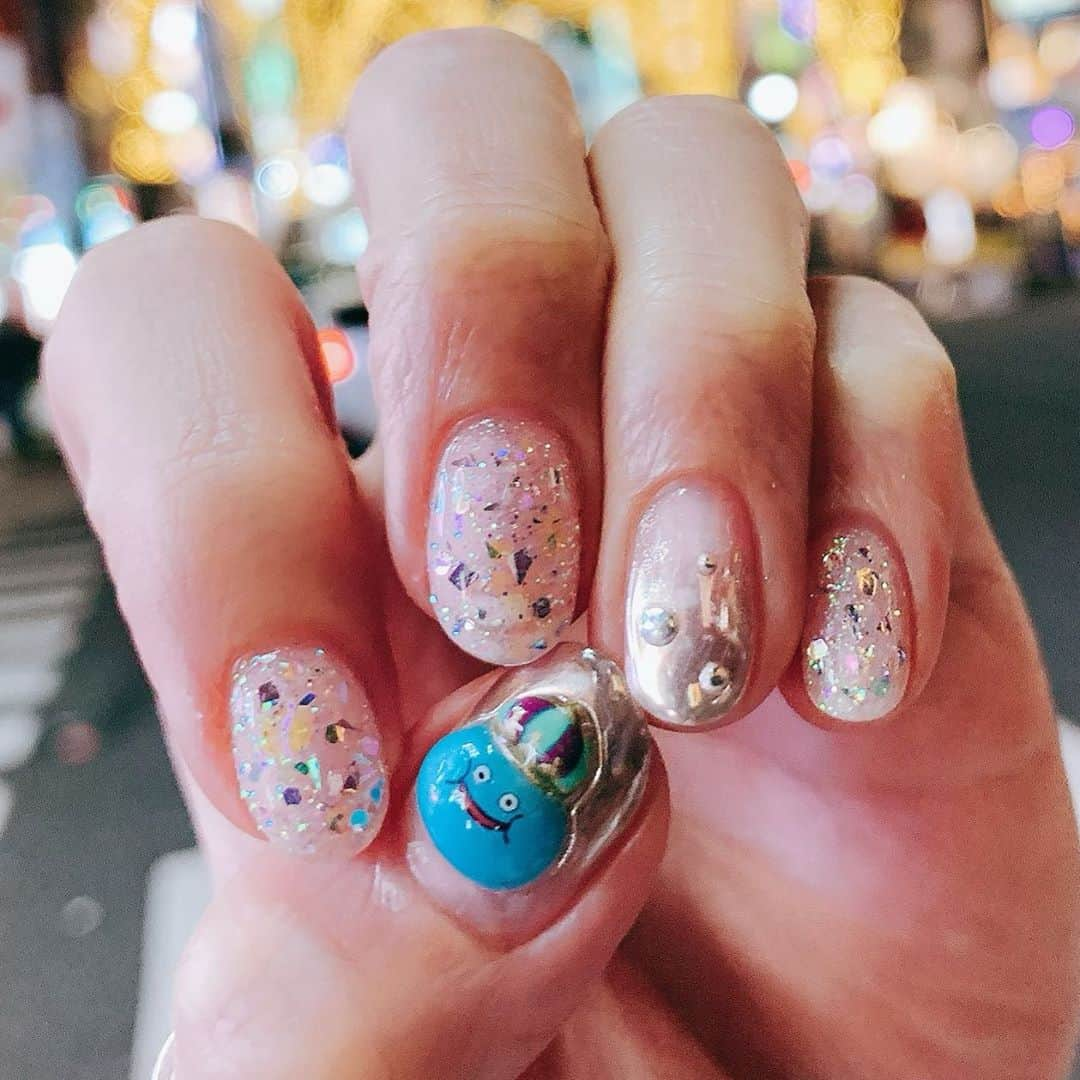 森田真結子さんのインスタグラム写真 - (森田真結子Instagram)「やっぱり私の担当は天才です💅🏼 #nail #キャラネイル #ドラクエネイル #ドラゴンクエスト #ドラゴンクエストウォーク  #ドラクエウォーク勢と繋がりたい  #ダーツ女子  #ダーツ女子のネイル 次のネイルに変える時に経験値めっちゃ入るやつ。」1月26日 9時59分 - mayodarts