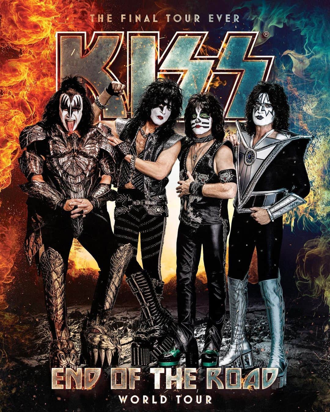 KISSさんのインスタグラム写真 - (KISSInstagram)「We’re officially ONE WEEK away from hitting the road again for our END OF THE ROAD tour with @davidleeroth ! Where will we see our #KISSARMY ?  Get your tickets at KissOnline.com  Hit Link in bio for a chance to win free tickets 🤘」1月26日 2時00分 - kissonline