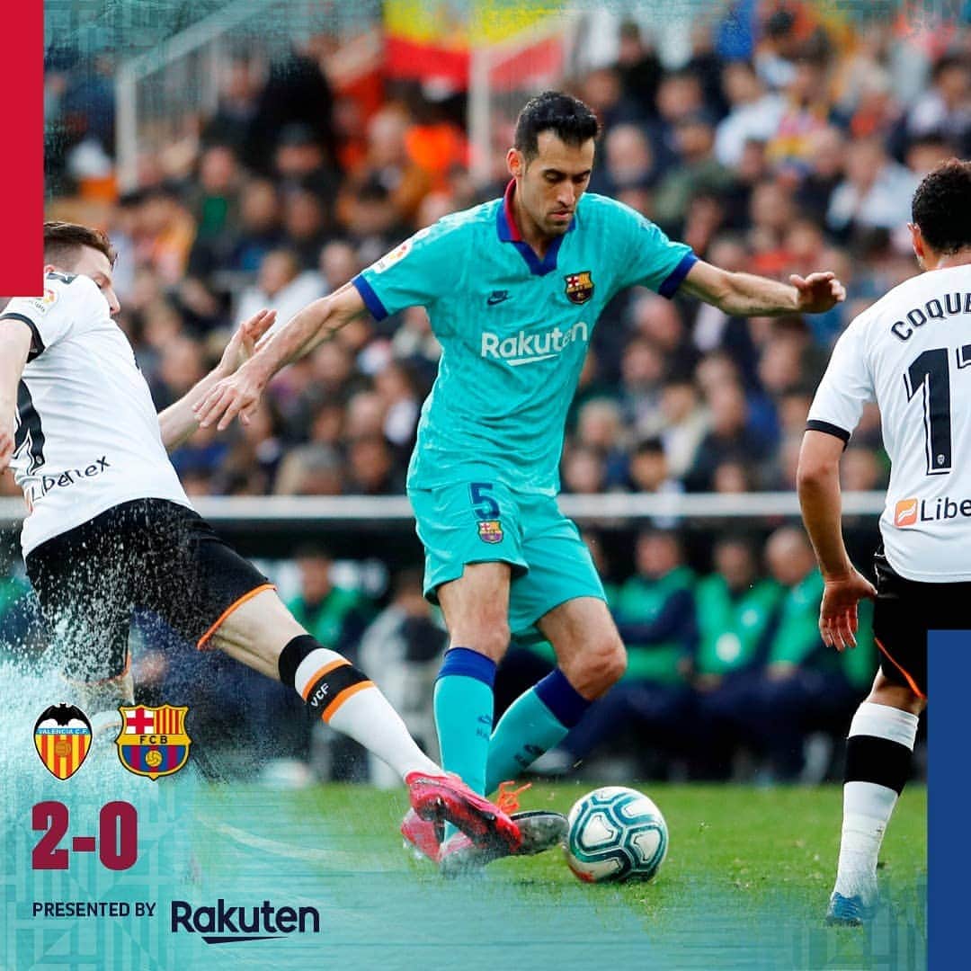 FCバルセロナさんのインスタグラム写真 - (FCバルセロナInstagram)「Not our day.. Valencia 2-0 Barça」1月26日 1時58分 - fcbarcelona