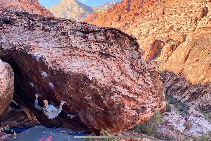 サ・ソルさんのインスタグラム写真 - (サ・ソルInstagram)「Bye bye 👋 red rock 😭 📷 Photo by @sally.97_ @jong_kevin_baik」1月26日 3時14分 - sasol_climber