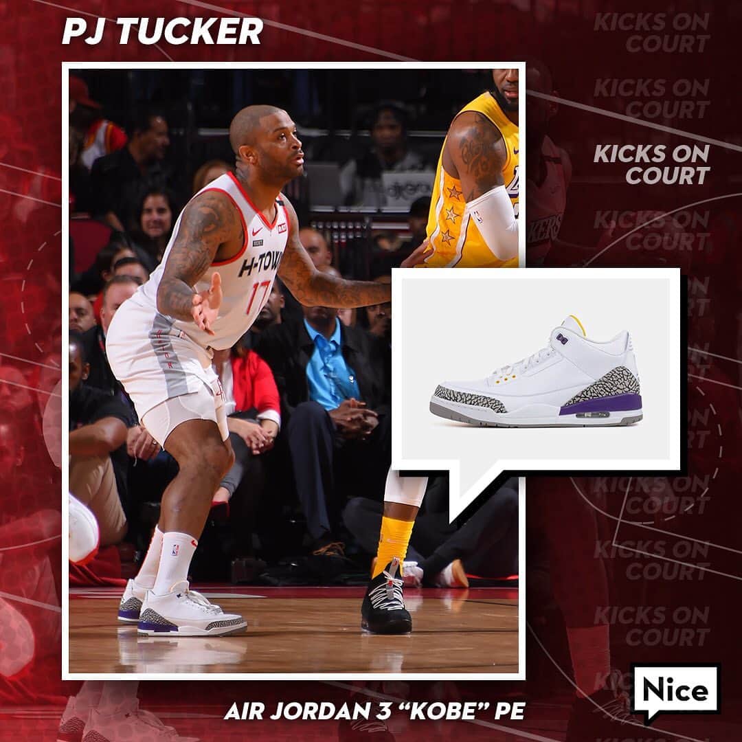 Nice Kicksさんのインスタグラム写真 - (Nice KicksInstagram)「LINK IN BIO for the full list // This week’s @KicksOnCourt has been quite the event. From @pjtucker wearing the Air Jordan 3 “Kobe” PE to @kingjames in the Nike Lebron 6 “Big Apple, these past 7 days have been unforgettable. Which NBA Star wore the best @kicksoncourt? 👀🔥」1月26日 4時15分 - nicekicks