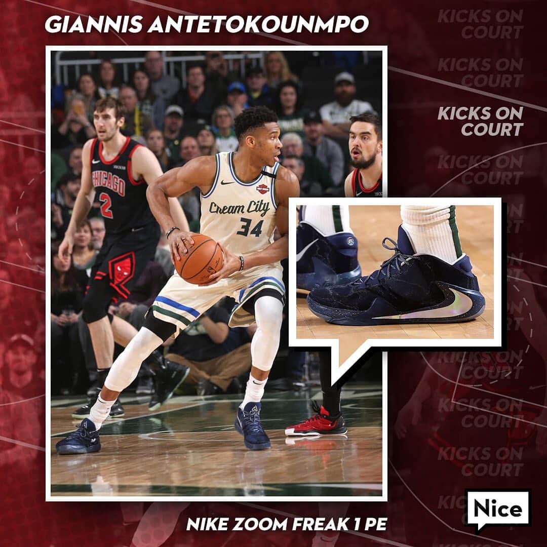 Nice Kicksさんのインスタグラム写真 - (Nice KicksInstagram)「LINK IN BIO for the full list // This week’s @KicksOnCourt has been quite the event. From @pjtucker wearing the Air Jordan 3 “Kobe” PE to @kingjames in the Nike Lebron 6 “Big Apple, these past 7 days have been unforgettable. Which NBA Star wore the best @kicksoncourt? 👀🔥」1月26日 4時15分 - nicekicks