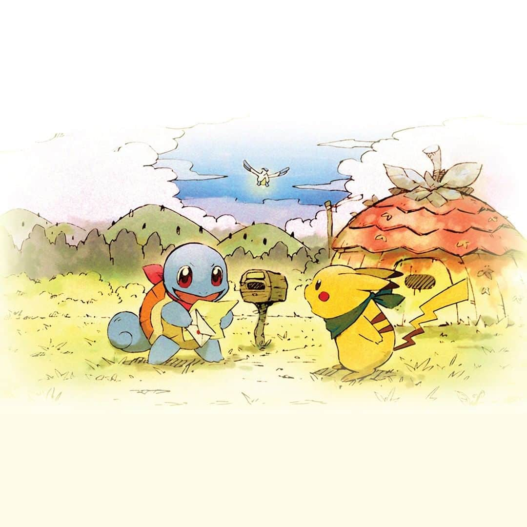 Pokémonさんのインスタグラム写真 - (PokémonInstagram)「Don’t forget to take care of yourself, Trainers. Squirtle & Pikachu support you!」1月26日 5時01分 - pokemon