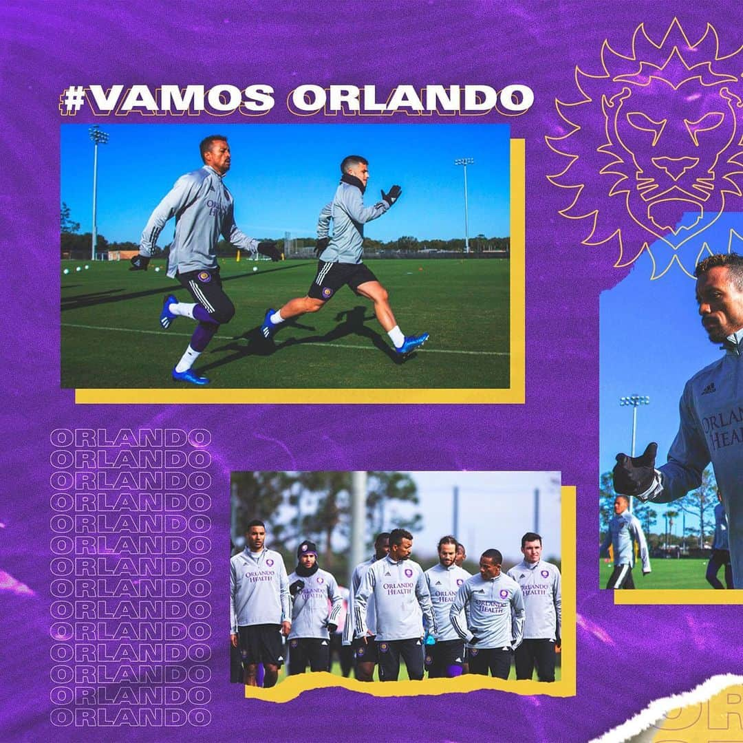 ナニさんのインスタグラム写真 - (ナニInstagram)「Having fun at work, but always 100% focused on the new @mls season. Vamos Orlando! 😃👀🦁 #VamosOrlando #orlandocitysc #lions #training #team」1月26日 5時23分 - luisnani