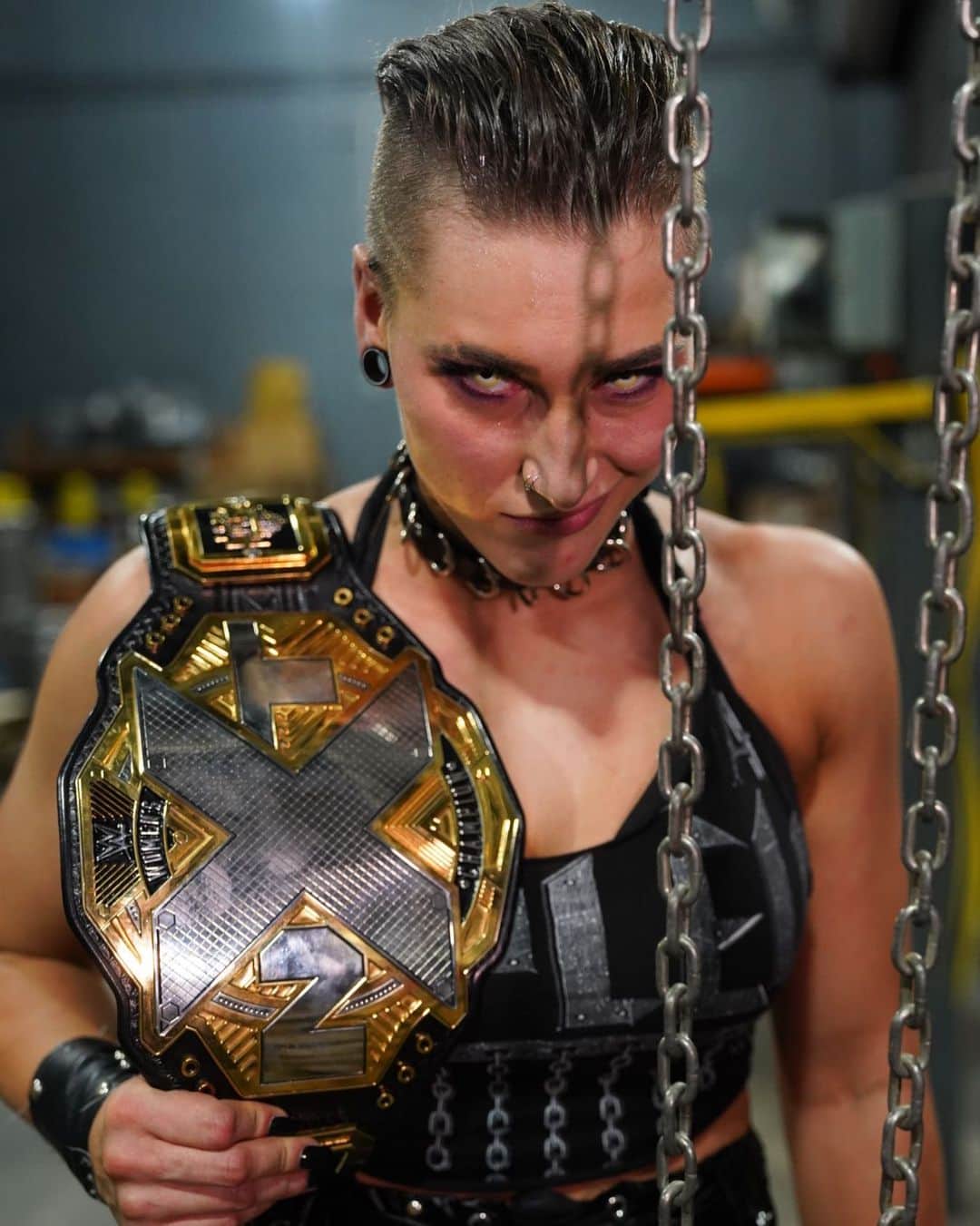 WWEさんのインスタグラム写真 - (WWEInstagram)「#ANDSTILL. 👹 @rhearipley_wwe #WorldsCollide」1月26日 11時10分 - wwe
