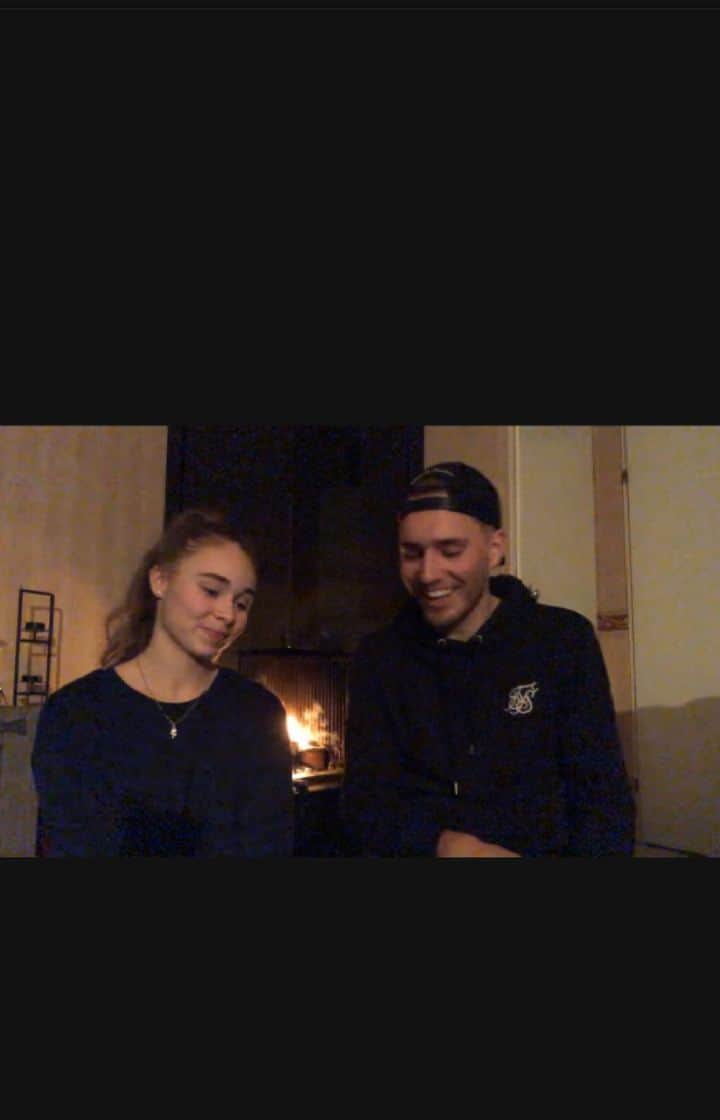 エイトォーラ・トールズドッティルのインスタグラム：「A precious moment with my love! I love listening to your voice😍 @thys.official」