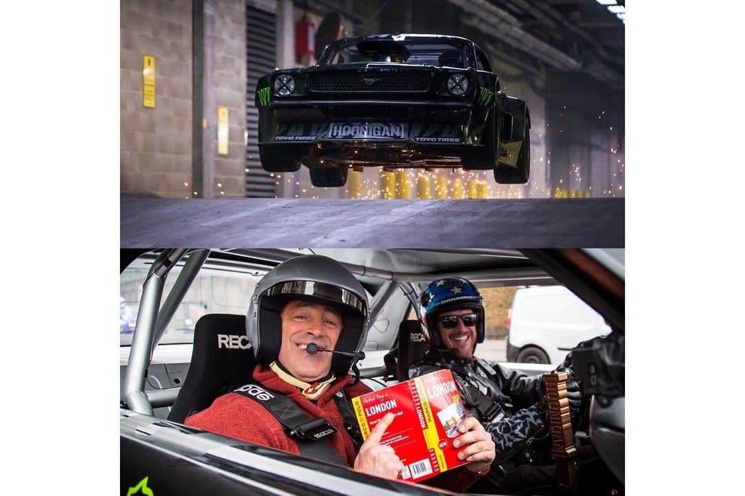 ケン・ブロックさんのインスタグラム写真 - (ケン・ブロックInstagram)「More decade throwbacks! 2016 was a big year for myself and @TheHoonigans, launching TWO Gymkhana videos: Gymkhana EIGHT and NINE - and started racing as a two car team in World RallyCross with @AndreasBakkerud! And, we updated my Ford Mustang RTR Hoonicorn for a special project: bumping it up to 1,400hp via twin turbos and meth - but before that, we took it over to London for a fun Top Gear segment with my buddy Matt LeBlanc. Check out my favorite shots from that year.」1月26日 8時27分 - kblock43