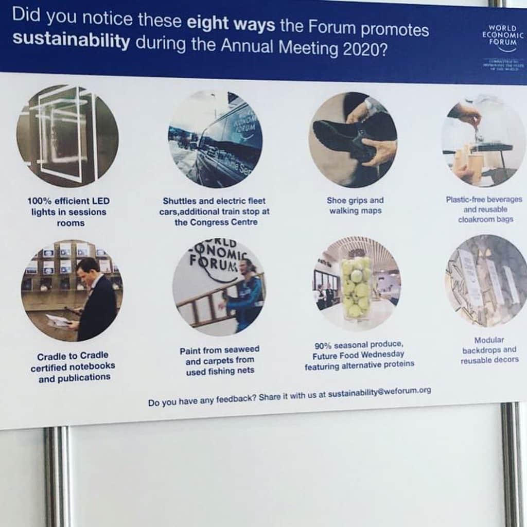 ミロスラヴァ・デュマさんのインスタグラム写真 - (ミロスラヴァ・デュマInstagram)「8 ways @worldeconomicforum promotes sustainability during the Annual Meeting 2020, from electricity to carpets 🌎  #wef20 #Davos」1月26日 19時21分 - miraduma